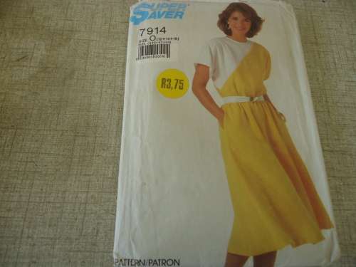 SIMPLICITY PATTERN 7914 SIZE O = 12 + 14 + 16 COMPLETE
