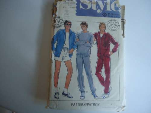STYLE PATTERNS 3586  MEN SIZE MEDIUM 38" = 40" - COMPLETE