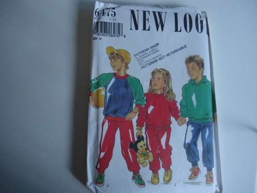 NEW LOOK PATTERNS 6475 10 SIZES IN ONE -SIZE 3 - 12 YEARS  - COMPLETE & UNCUT