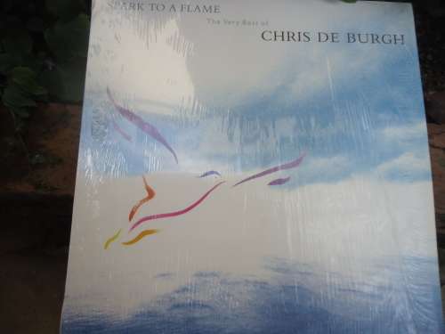 CHRIS DE BURGH - "SPARK TO A FLAME- THE VERY BEST OF..."- 1989 A+M STEREO LP+SHRINKWRAP