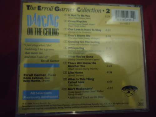 JAZZ: ERROL GARDNER - THE ERROL GARDNER COLLECTION 2 -DANCING ON THE CEILING - CD