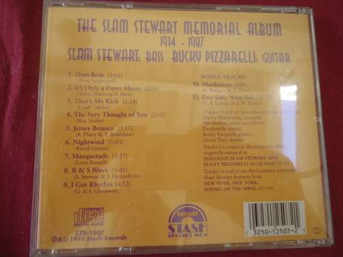 JAZZ:THE SLAM STEWART MEMORIAL ALBUM - 1914 - 1987 - SEE ARTISTS - CD