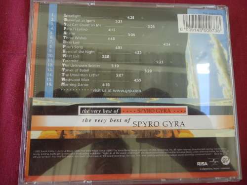 JAZZ:SPYRO GYRA - THE VERY BEST OF SPYRO GYRA - CD