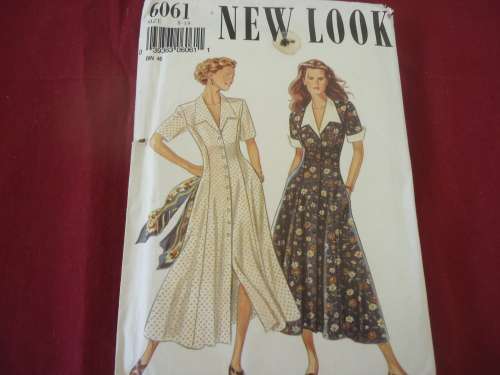 NEW LOOK PATTERNS 6061 - 6 SIZES IN ONE - 8 - 18 COMPLETE