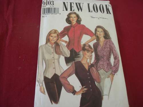NEW LOOK PATTERNS 6103 - 6 SIZES IN ONE - 8 - 18 COMPLETE