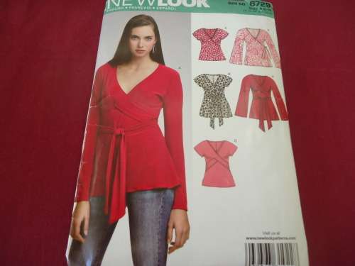 NEW LOOK PATTERNS 6729  6 SIZES IN ONE A = 6 - 16  COMPLETE