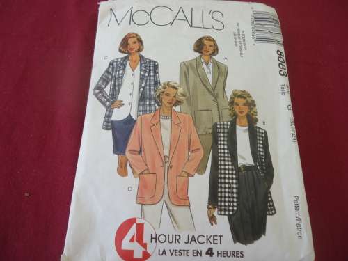 McCALL'S PATTERNS 8083 SIZEG = 20 + 22 + 24 COMPLETE