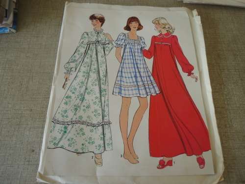 LADIES NIGHTIE PATTERNS HAND DESIGN - PATTERN ONLY