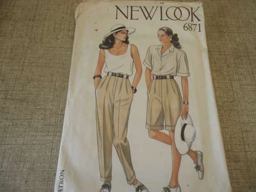 NEW LOOK PATTERNS 6871  SIZES  = 8 - 18 -  SIX SIZES IN ONE - COMPLETE