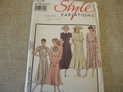 STYLE PATTERNS 1219 SIZE N = 10 + 12 + 14 COMPLETE