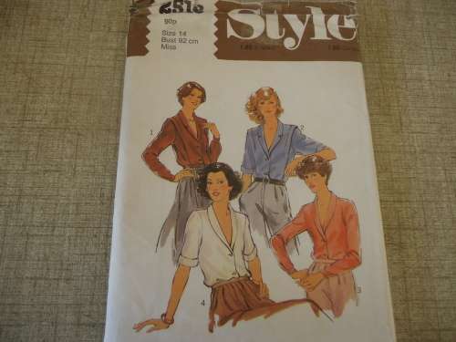 STYLE PATTERNS 2516 SIZE 14 BUST 92 CM -  COMPLETE