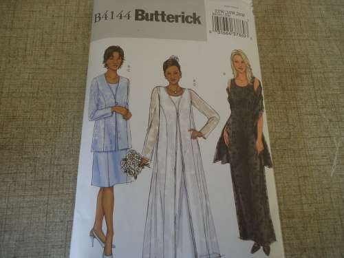 BUTTERICK  PATTERN B4144  SIZE 122W + 24W + 26W - Complete
