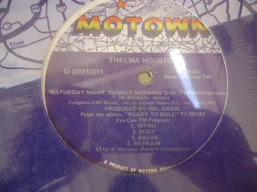 SEALED - MOTOWN "THELMA HOUSTON" 33RPM DISCO SINGLE - SEALED