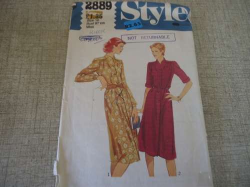 STYLE PATTERNS 2889  SIZE 16 BUST 97 CM COMPLETE