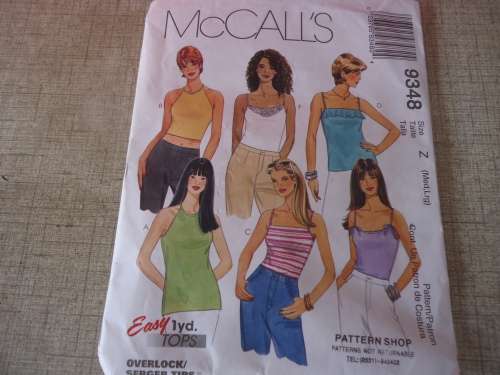 McCALL'S PATTERN - 9348  SIZE Z =  MEDIUM -12 - 14 + LARGE 16 - 18 - COMPLETE