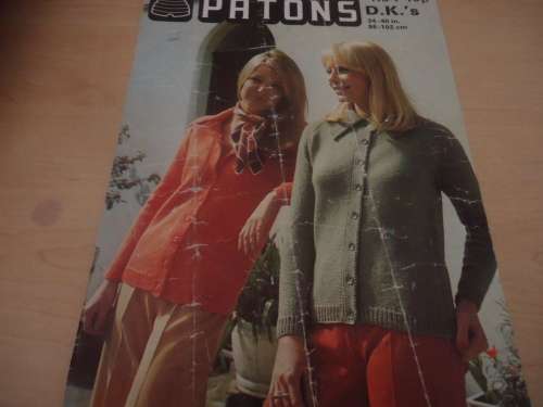 PATONS #1194 LADIES JACKET SIZES 34 - 40"