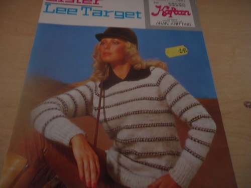 LISTER LEE TARGET # K.934 ARAN KNITTING TO FIT SIZE 32 - 38"