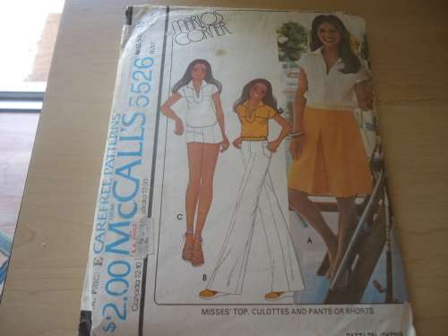 McCALL'S PATTERN 5526 SIZE 10 BUST 83 CM - COMPLETE