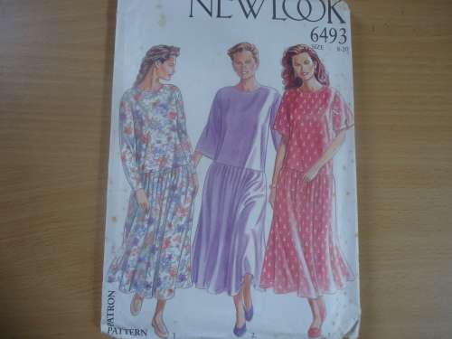 NEW LOOK PATTERNS 6493 -7 SIZES IN ONE - 8 - 20  - COMPLETE