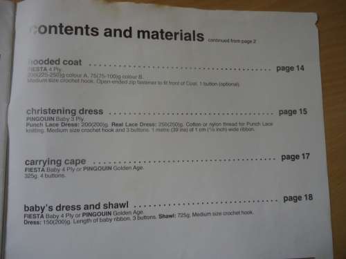 PINGOUIN & FIESTA #PPS 22  -MACHINE KNITTING FOR BABIES - 20 PAGE A4 LEAFLET SEE PICS FOR CONTENTS