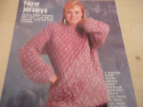 FOUR NEW JERSEY PATTERNS FOR YOU TO KNIT  - SEE PICTURES