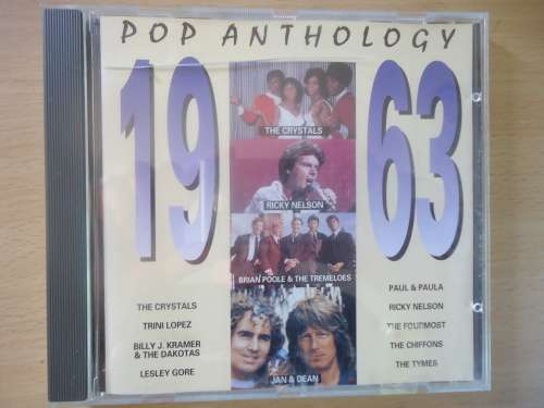 POP - POP ANTHOLOGY  1963 - VARIOUS original ARTISTS -  CD