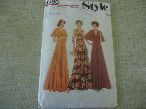 STYLE PATTERNS 1586  MISS SIZE 12 BUST  87 cm -  COMPLETE