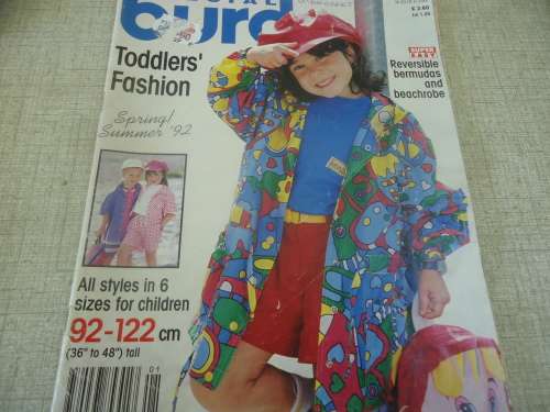 BURDA SPECIAL "TODDLER'S FASHION"E 172- WITH PATTERNS - 64 PAGE MAGAZINE