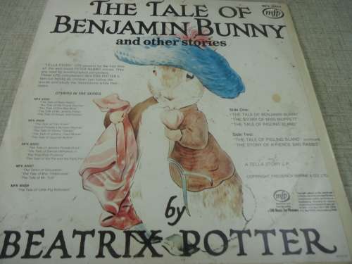 BEATRIX POTTER - THE TALE OF BENJAMIN BUNNY - 1978 MFP STEREO LP MFPK 80001