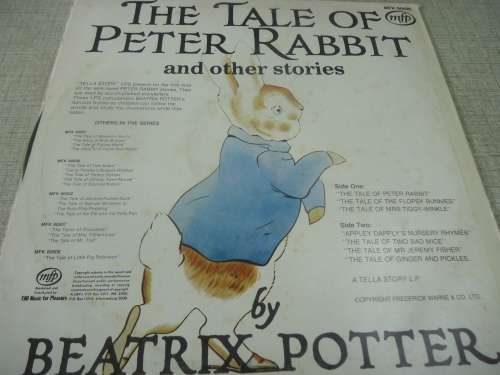 BEATRIX POTTER - THE TALE OF PETER RABBIT - 1978 MFP STEREO LP MFPK 80000
