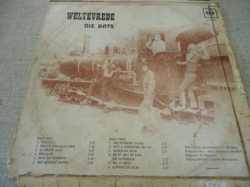 THE BATS -WELTEVREDE  -  1968 LONG PLAY LP #ALD.8139