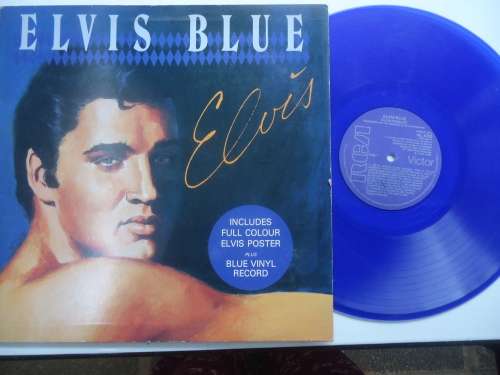 ELVIS PRESLEY  "ELVIS BLUE" RCA VICTOR GATEFOLD  LP ML 4752 - BLUE VINYL