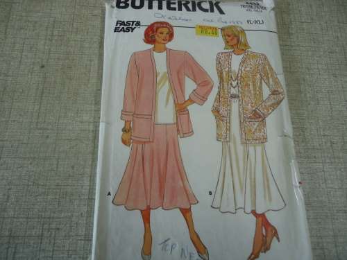 BUTTERICK PATTERNS 4432 SKIRT-TOP - JACKET SIZE LARGE ( 16 - 18) +XLARGE ( 20 - 22)  COMPLETE