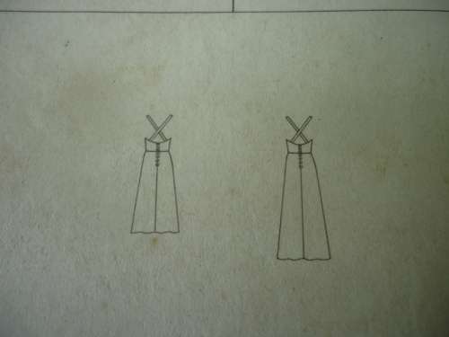 VOGUE PATTERNS - 7387 EVENING DRESS  SIZES  10 - COMPLETE & UNCUT