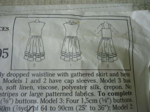 STYLE PATTERNS 4340  SUMMER DRESS SIZE N = 10 + 12 + 14 COMPLETE