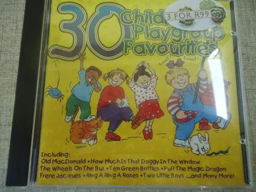 CHILDREN'S MUSIC:  30 CHILDREN'S PLAYGROUP FAVOURITES-  VARIOUS ARTISTS  - CD