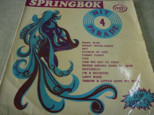 SPRINGBOK HIT PARADE NUMBER 4 - 1971 MFP STEREO LP