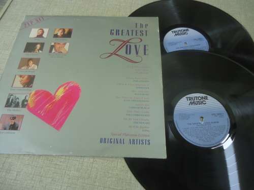 THE GREATEST LOVE DOUBLE ALBUM 1990 TRUTONE DOUBLE STEREO LP SET