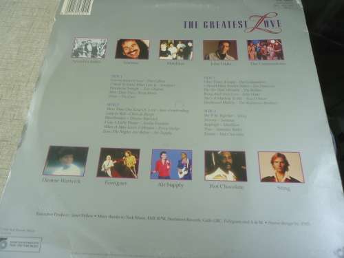 THE GREATEST LOVE DOUBLE ALBUM 1990 TRUTONE DOUBLE STEREO LP SET