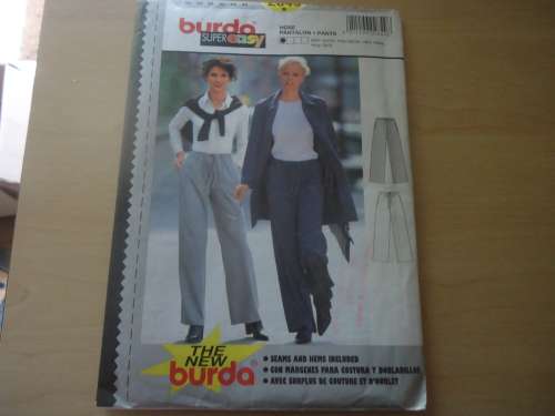 BURDA PATTERNS 2849 SIZES  PANTS SIZES 10 - 20 COMPLETE