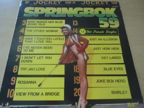 SPRINGBOK HIT PARADE VOLUME 59 - 1982 MFP STEREO LP