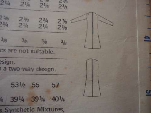 BUTTERICK  PATTERN 5520 MATERNITY DRESS SIZE12 BUST 34" SEE DESCRIPTION