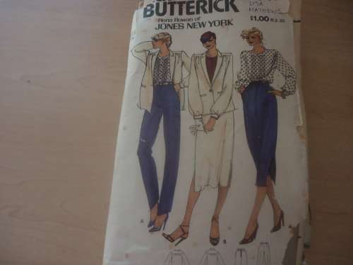 BUTTERICK  PATTERN 6475 TOP+SKIRT+PANTS SIZE 14 COMPLETE