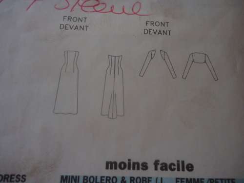 BUTTERICK  PATTERN 6533 EVENING DRESS SIZE6 + 8 + 10  SEE DESCRIPTION