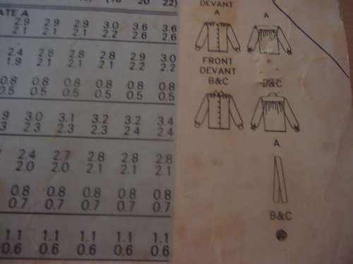 BUTTERICK  PATTERN 6665 4 DIFFERENT BLOUSES SIZE 6 + 8 + 10  COMPLETE