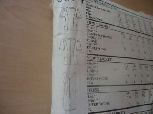 NEW LOOK PATTERNS 6694 - 6 SIZES IN 1 DRESS & JACKET SIZES 8 - 18 COMPLETE