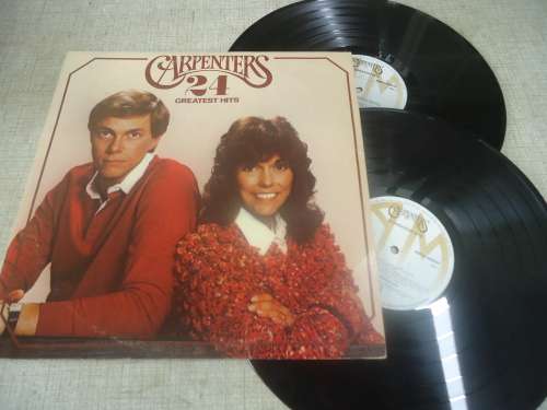 CARPENTERS - 24 GREATEST HITS-  1982 A+M  DOUBLE STEREO GATEFOLD LP SET