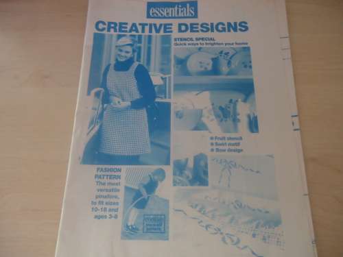 ESSENTIAL  PATTERNS E115 MAY 1997 "THE MOST VERSATILE PINAFORE" supplied in a plastic sleeve