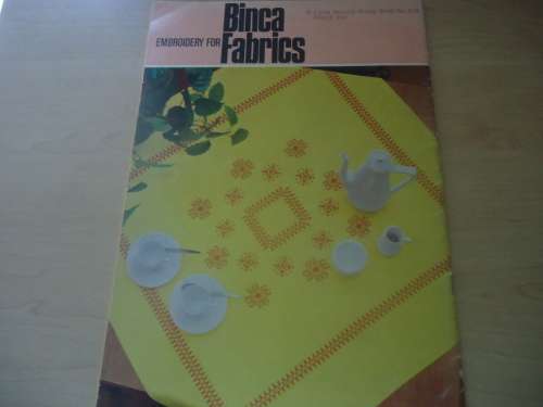 COATS BOOK NO 976 - BINCA FABRICS  -28  PAGES A5 SIZE