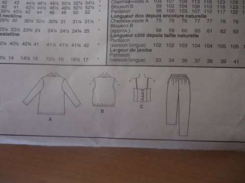 McCALL'S  PATTERNS 3236 SKIRT, BLOUSE, CAMI TOP, PANTS  SIZE D = 12 + 14 + 16 - COMPLETE & UNCUT